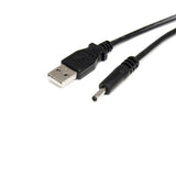 StarTech.com USB2TYPEH el-ledning Sort 0,9 m USB A Barrel type H