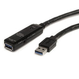 StarTech.com USB3AAEXT3M USB-kabel USB 3.2 Gen 1 (3.1 Gen 1) 3 m USB A Sort