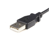 StarTech.com 0.5m USB A/microB USB-kabel USB 2.0 0,5 m Micro-USB B Sort