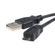 StarTech.com 0.5m USB A/microB USB-kabel USB 2.0 0,5 m Micro-USB B Sort