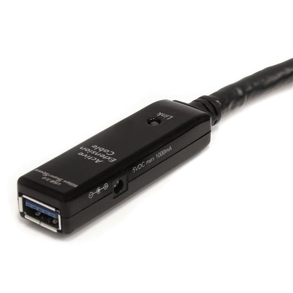 StarTech.com USB3AAEXT3M USB-kabel USB 3.2 Gen 1 (3.1 Gen 1) 3 m USB A Sort