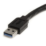 StarTech.com USB3AAEXT3M USB-kabel USB 3.2 Gen 1 (3.1 Gen 1) 3 m USB A Sort