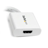 StarTech.com MDP2HDW videokabel adapter 0,12 m Mini-DisplayPort HDMI Hvid