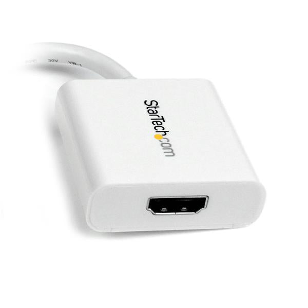 StarTech.com MDP2HDW videokabel adapter 0,12 m Mini-DisplayPort HDMI Hvid