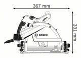 Bosch 0 601 675 001 transportabel rundsav 16,5 cm 6250 rpm 1400 W