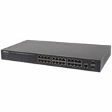 Intellinet 560559 netværksswitch Administreret Gigabit Ethernet (10/100/1000) Strøm over Ethernet (PoE) Sort