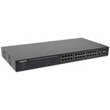 Intellinet 560559 netværksswitch Administreret Gigabit Ethernet (10/100/1000) Strøm over Ethernet (PoE) Sort