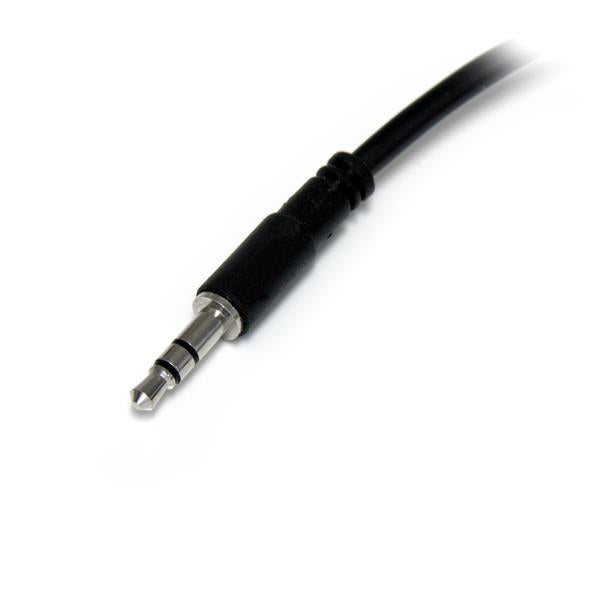 StarTech.com MUY1MFFS lydkabel 0,2 m 3.5mm 2x3.5mm Sort