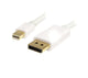 StarTech.com MDP2DPMM2MW DisplayPort kabel 2 m mini DisplayPort Hvid