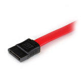 StarTech.com 0.3m SATA SATA-kabel 0,3 m SATA 7-pin Sort, Rød
