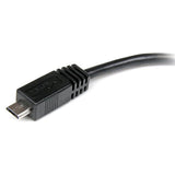 StarTech.com UUSBMUSBMF6 USB-kabel 0,15 m Mini-USB B Micro-USB A Sort