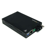 StarTech.com ET90110SM302 netværksomformer til medie 200 Mbit/s 1310 nm Enkeltilstand Sort