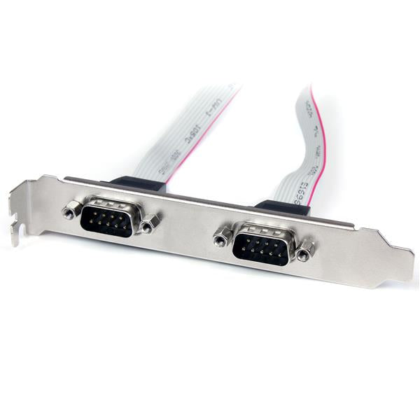 StarTech.com 2 IDC - 2 DB-9, F/M 2 x DB-9 2 x IDC Sølv, Hvid
