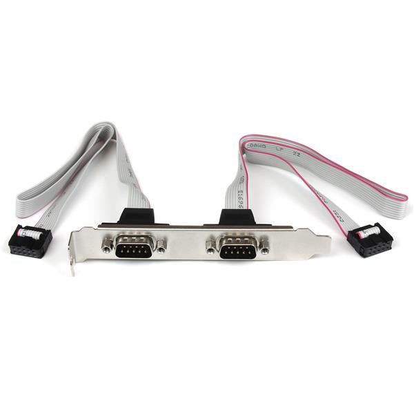 StarTech.com 2 IDC - 2 DB-9, F/M 2 x DB-9 2 x IDC Sølv, Hvid