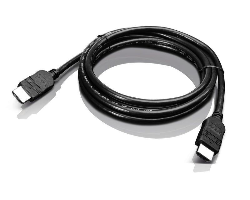 Lenovo 2.0m HDMI HDMI-kabel 2 m HDMI Type A (Standard) Sort