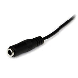 StarTech.com 1m 3.5mm lydkabel Sort