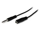 StarTech.com 1m 3.5mm lydkabel Sort