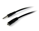 StarTech.com 1m 3.5mm/3.5mm lydkabel Sort