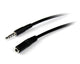 StarTech.com 1m 3.5mm/3.5mm lydkabel Sort