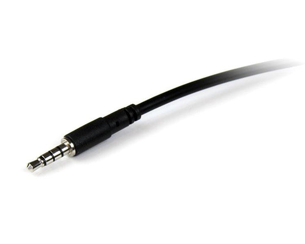 StarTech.com 2m 3.5mm/3.5mm lydkabel Sort