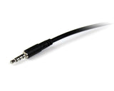 StarTech.com 1m 3.5mm/3.5mm lydkabel Sort