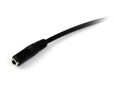 StarTech.com 1m 3.5mm/3.5mm lydkabel Sort