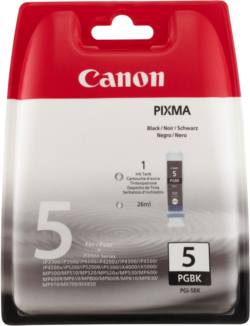 Canon PGI-5BK blækpatron 1 stk Original Standard udbytte Sort