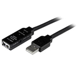StarTech.com USB2AAEXT5M USB-kabel USB 2.0 5 m USB A Sort