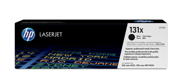 HP 131X High Yield Black Original LaserJet Toner Cartridge tonerpatron 1 stk