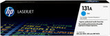 HP 131A Cyan Original LaserJet Toner Cartridge tonerpatron 1 stk Blå