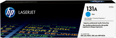 HP 131A Cyan Original LaserJet Toner Cartridge tonerpatron 1 stk Blå