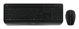 CHERRY JD-7000FR-2 tastatur Mus inkluderet Hjemme/kontor RF trådløst AZERTY Fransk Sort