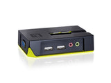 LevelOne KVM-0221 KVM Switch Sort, Grøn