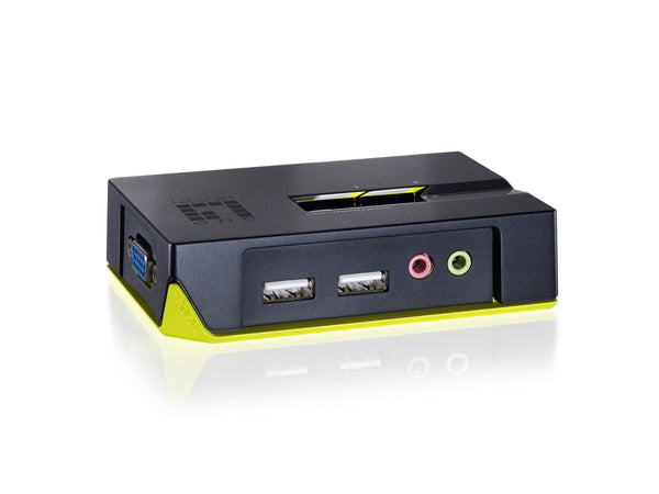 LevelOne KVM-0221 KVM Switch Sort, Grøn