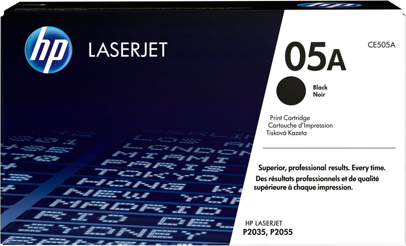 HP 05A Black Original LaserJet Toner Cartridge tonerpatron 1 stk