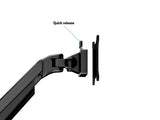 Multibrackets 7204 skærmbeslag og -stativer 81,3 cm (32") Skrivebord Sort