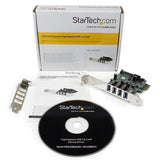 StarTech.com PEXUSB3S4V interface-kort/adapter Intern USB 3.2 Gen 1 (3.1 Gen 1)