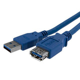 StarTech.com USB3SEXT1M USB-kabel USB 3.2 Gen 1 (3.1 Gen 1) 1 m USB A Blå
