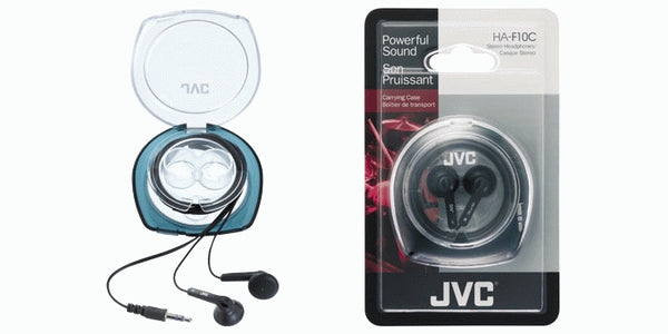 JVC Ear Bud Headphone Hovedtelefoner Ledningsført I ørerne Musik Sort