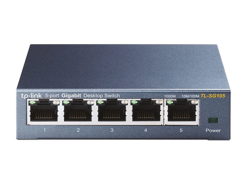 TP-Link TL-SG105 Ikke administreret Gigabit Ethernet (10/100/1000) Sort