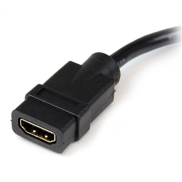 StarTech.com HDDVIFM8IN videokabel adapter 0,203 m HDMI Type A (Standard) DVI-D Sort