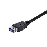 StarTech.com USB3SEXT1MBK USB-kabel USB 3.2 Gen 1 (3.1 Gen 1) 1 m USB A Sort