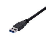 StarTech.com USB3SEXT1MBK USB-kabel USB 3.2 Gen 1 (3.1 Gen 1) 1 m USB A Sort