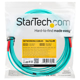 StarTech.com 450FBLCLC5 InfiniBand og fiberoptisk kabel 5 m LC Turkisfarve