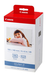 Canon KP-108IN Rød, Hvid