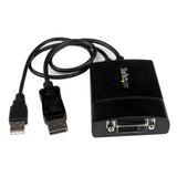 StarTech.com DP2DVID2 videokabel adapter 0,37 m DisplayPort DVI-D Sort