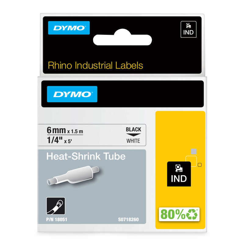 DYMO RhinoPRO Heat shrink tubes etiketbånd D1