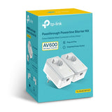 TP-Link TL-PA4010P KIT V5 Power Line netværksadapter 600 Mbit/s Ethernet LAN Hvid 2 stk