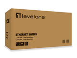 LevelOne GSW-2457 netværksswitch Ikke administreret Gigabit Ethernet (10/100/1000) Sort
