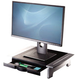 Fellowes Office Suites 71,1 cm (28") Skrivebord Sort, Sølv
